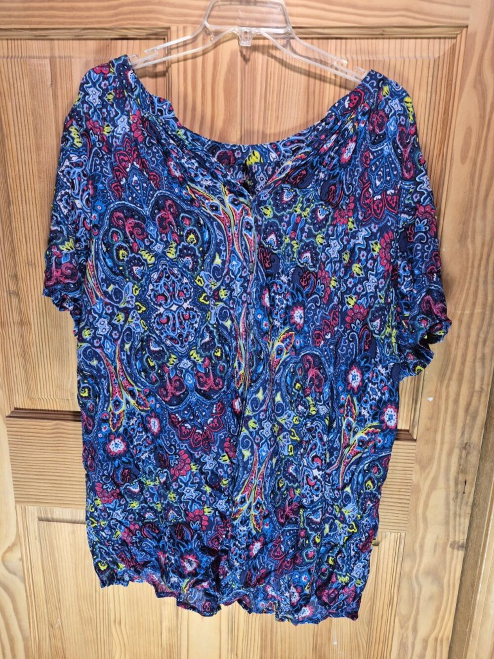 Roaman's Angelina Short Sleeve Tunic 30W
